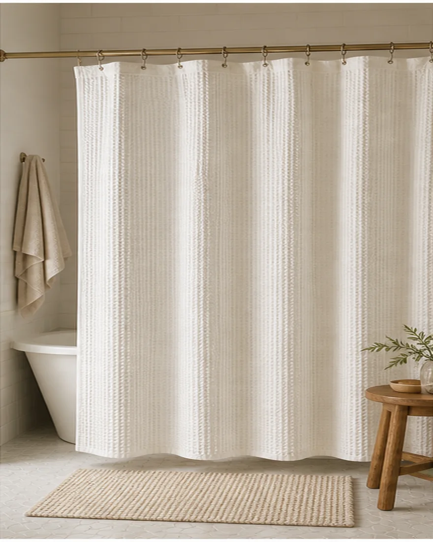 Waffle Shower Curtain