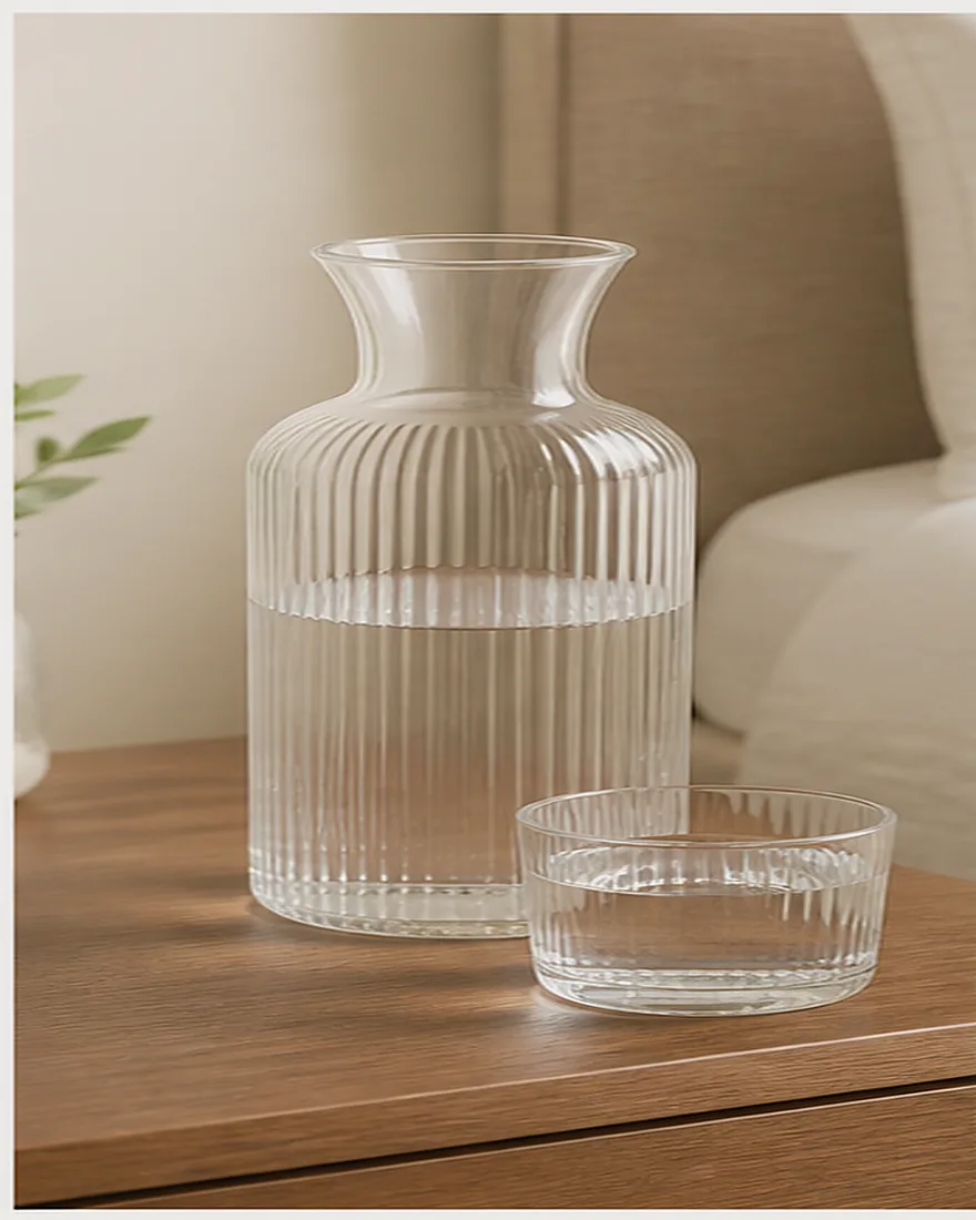 Sage Bedside Carafe 045