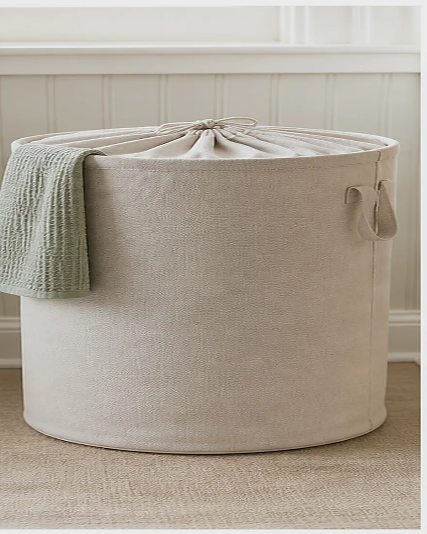 Sage Laundry Hamper 085