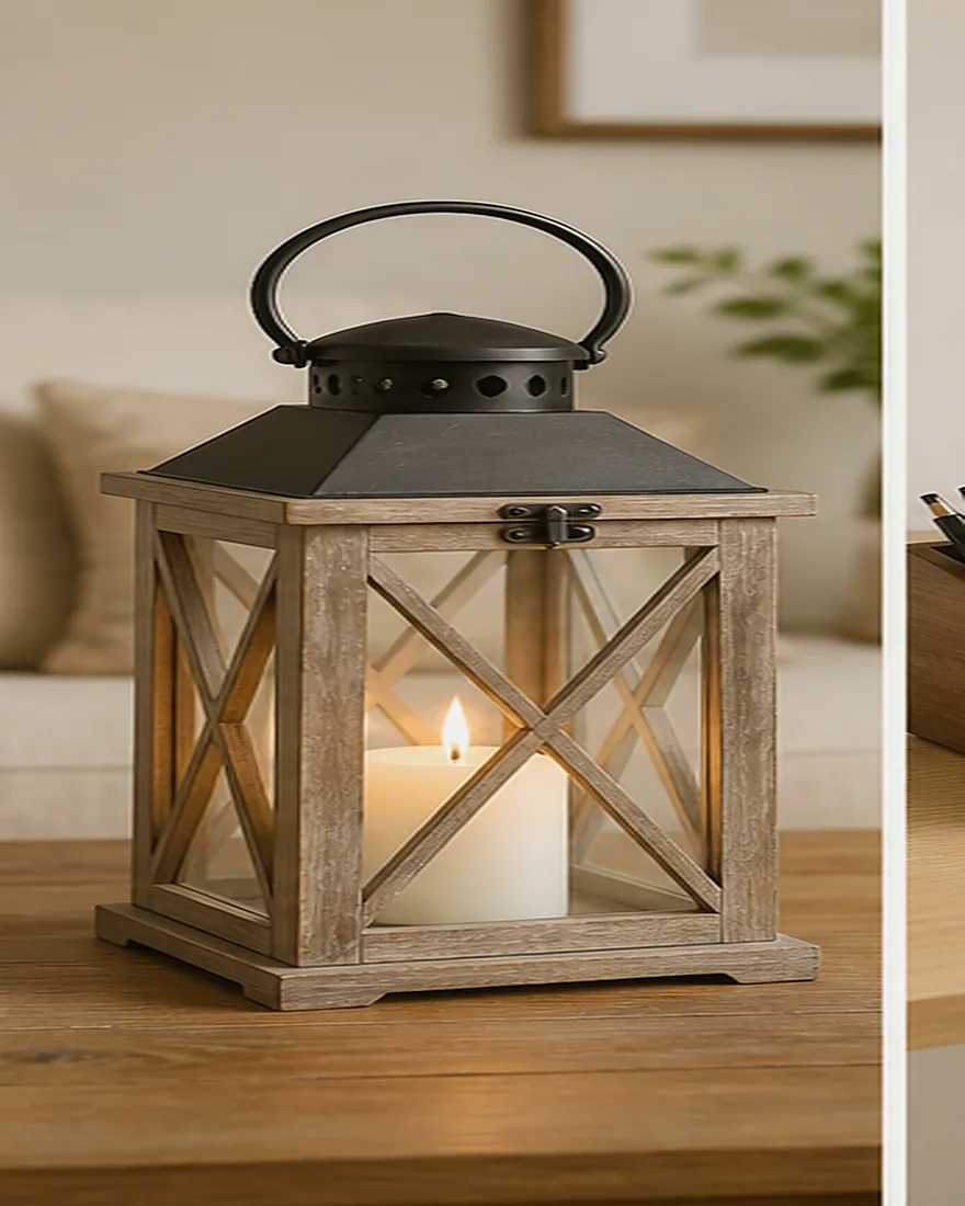 Willow Candle Lantern 096
